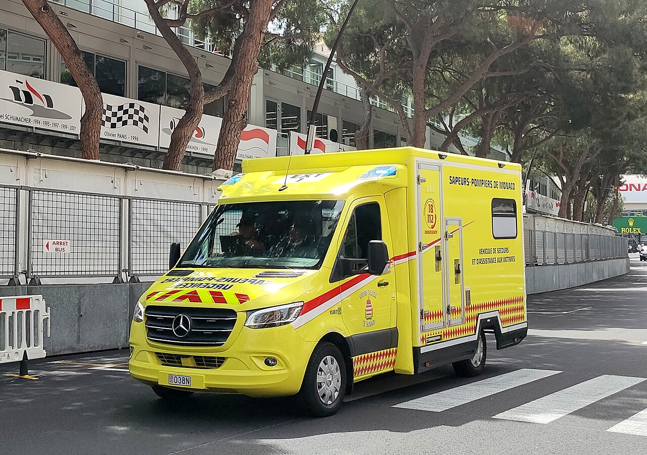 Ambulance équipée pour le rapatriement sanitaire